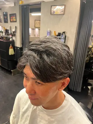 ショート ヤマザキ ユキヤのヘアスタイル