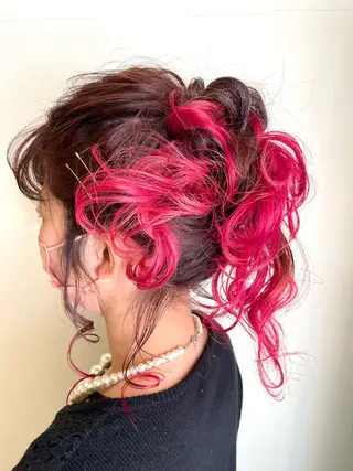カラー ヘアアレンジ 《インナーカラー》 YAMADAのヘアスタイル