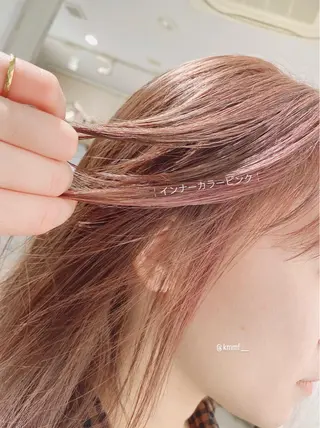 ミディアム カラー 早田 遥 🍊.のヘアスタイル