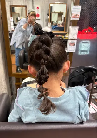 セミロング ヘアアレンジ 加藤志保 🎗️🫧モデル募集のヘアスタイル