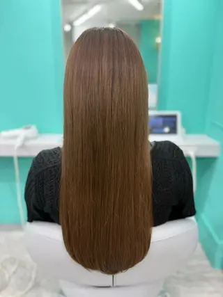 ミディアム カラー せもと かなこのヘアスタイル
