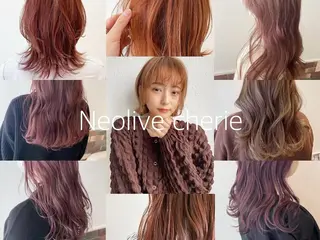 カラー ミディアム ボブ🍊暖色カラー 浅草【Bob美容師】のヘアスタイル