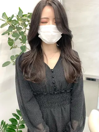 ロング カラー 樫原裕二/似合わせ カット/透明感カラーのヘアスタイル