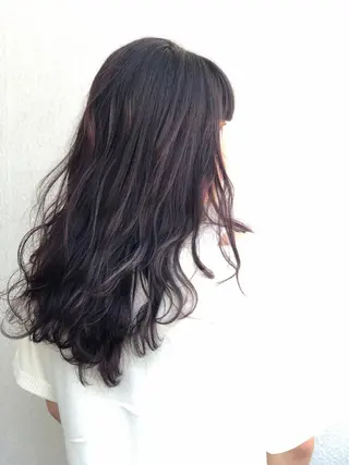 ロング カラー ヘアアレンジ 当日予約⭕️ JUNYAのヘアスタイル