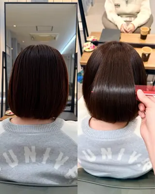 ショート 縮毛矯正/髪質改善 /SATOKOのヘアスタイル