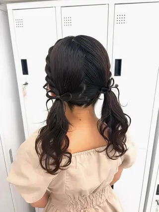 ロング ヘアアレンジ 艶カラー┊͙透明感 ┊͙横浜┊͙みゆ🩵のヘアスタイル