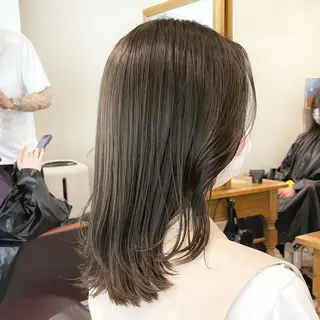 ミディアム カラー navile原宿 yumaのヘアスタイル