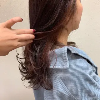 ロング カラー ヘアアレンジ 北川 智海のヘアスタイル