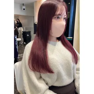 ロング カラー miyu /トレンド カラー×艶髪のヘアスタイル