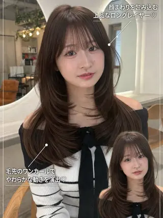 ロング 茂木俊哉 /縮毛矯正のヘアスタイル