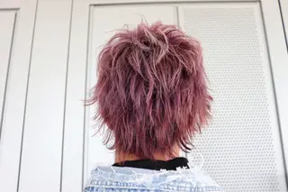 ショート カラー パーマ ⭐️ツイスパ⭐️ 菊池 拓也のヘアスタイル