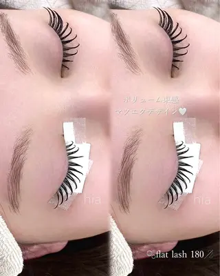 マツエク・マツパ hia hinaのマツエク・マツパデザイン