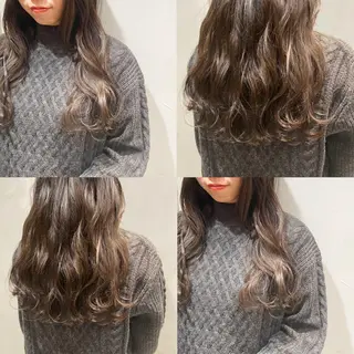 ロング カラー カジュアルを女っぽく 𝗮𝘆𝗮𝗰𝗼のヘアスタイル