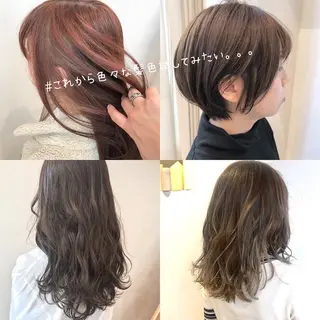 カラー パーマ ヘアアレンジ 髪質改善/韓国風 レイヤー/田村祐樹のヘアスタイル