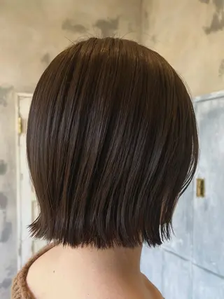 ショート カラー ストレート/レイヤー カットyuseiのヘアスタイル