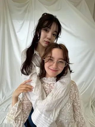 ヘアアレンジ 韓国レイヤー YOKE reinaのヘアスタイル