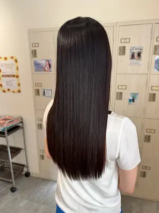 ロング ツチイ リョウタのヘアスタイル