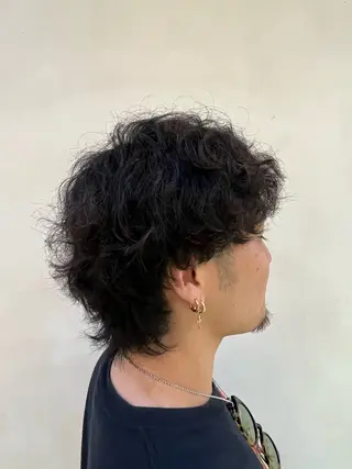 ショート パーマ ケアブリーチカラー 樋口 莉奈のヘアスタイル