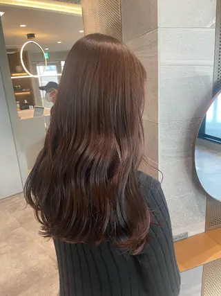 ロング ハイトーン/透明感 yuinaのヘアスタイル