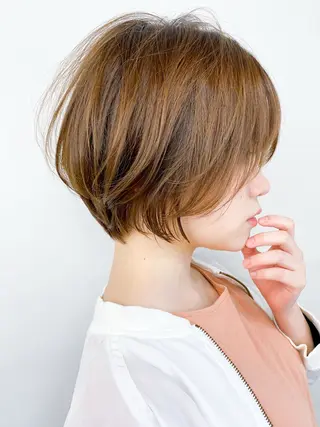 ショート 岸 優貴のヘアスタイル