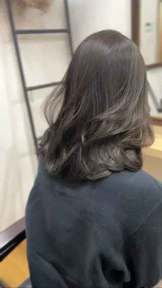 ミディアム カラー tender hair salonのヘアスタイル