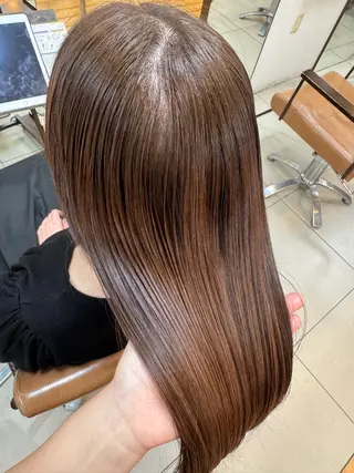 ロング 池田 菜摘のヘアスタイル