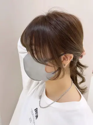 セミロング k-two top stylist 林原のヘアスタイル