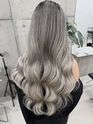 カラー Asami/名古屋/ ハイトーン/デザインのヘアスタイル