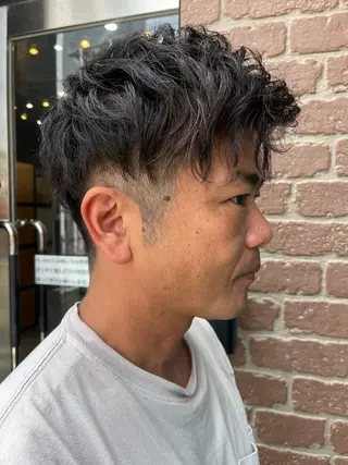 ショート メンズ 久木原 ゆりのヘアスタイル