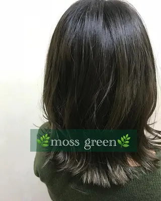 ミディアム カラー 舟橋 りんかのヘアスタイル