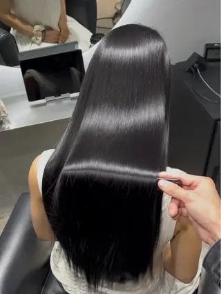 ロング カラー ワンホンヘア🇨🇳 髪質改善/itaruのヘアスタイル