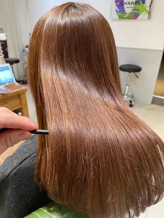 セミロング カラー 過去一の柔髪ヘア 🌿einshairのヘアスタイル