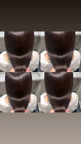 セミロング ブリーチなし透明感 カラー🤍ྀིきららのヘアスタイル