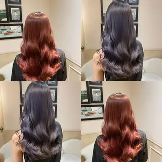 セミロング カラー メンズパーマ特化 望月謙二郎のヘアスタイル