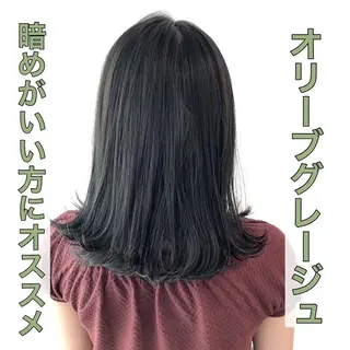 カラー 💖ブリーチなし透明 感💖ASAHIのヘアスタイル