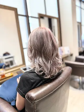 カラー ハイトーン✨髪質改善 ✨スパ得意✨ミヤタのヘアスタイル