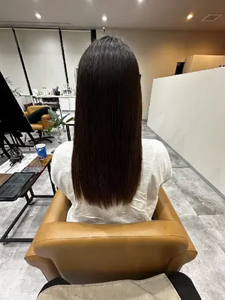 ロング 須田 諒のヘアスタイル