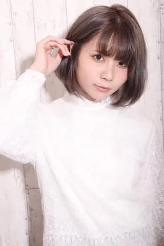 ショート カラー 透明感カラー/韓国 ブリーチ/古橋のヘアスタイル