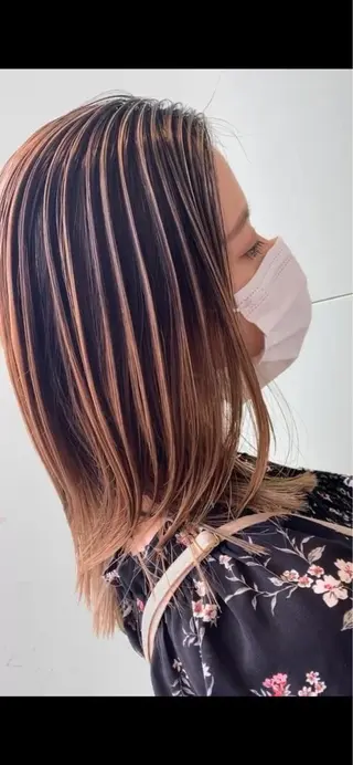 セミロング 吉田 翔太のヘアスタイル