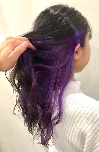 ロング カラー 奥山義進/大宮 /ダブルカラーのヘアスタイル
