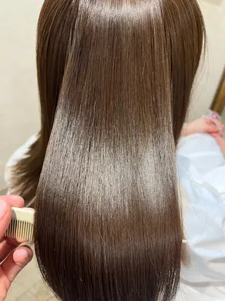 セミロング カラー 新越谷Lusso 【OOSERA】のヘアスタイル