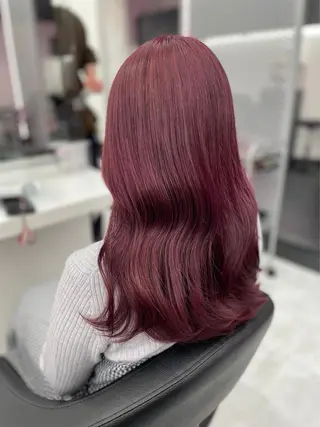 セミロング 🍀yuria/ハイ トーン/ペールカラーのヘアスタイル