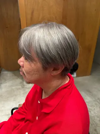 カラー カエデ🦔 ボブショート・メンズのヘアスタイル