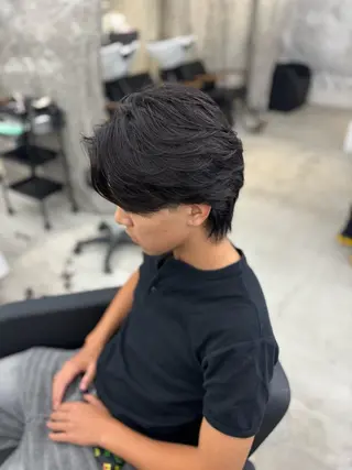 パーマ メンズ 山田 瑛司のヘアスタイル