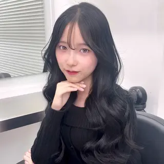 ロング カラー ヘアアレンジ 大人っぽ中韓レディ ヘア🤍MAOのヘアスタイル