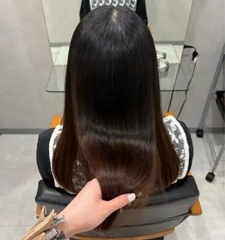ロング 田中 葵のヘアスタイル