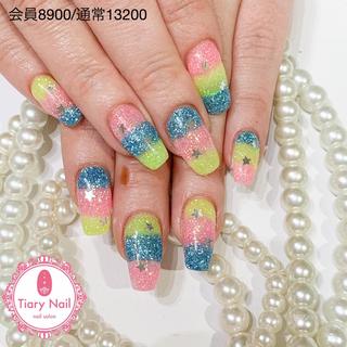 ネイル 💗🪽Tiary Nail🪽💗のネイルデザイン