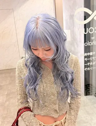 カラー 齊藤 千隼のヘアスタイル