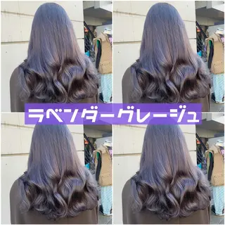 ロング カラー ヘアアレンジ 渋谷🩶ハイトーン 🩶FUMUのヘアスタイル