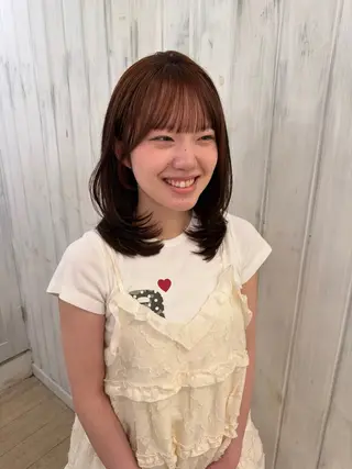 セミロング カラー ショート指名率 NO.1/髪質改善のヘアスタイル